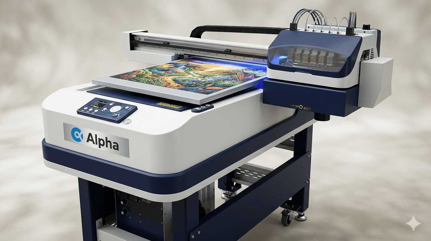 Alpha UV Swift Flat Bed Printer